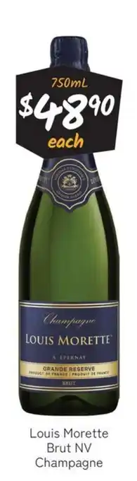 Louis Morette Brut NV Champagne