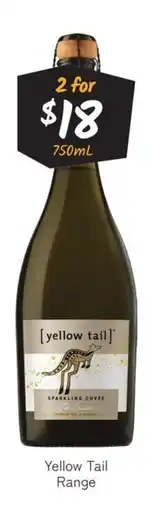 Cellarbrations Yellow Tail Sparkling Cuvée offer