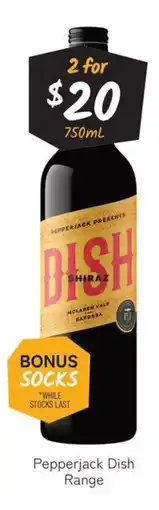 Cellarbrations Pepperjack Dish Shiraz offer