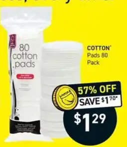 Chemist King Cotton Pads offer