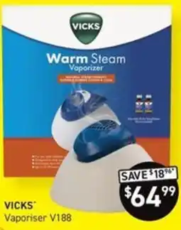 Chemist King Vicks Warm Steam Vaporiser V188 offer