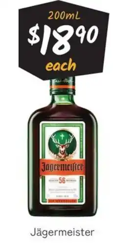 Cellarbrations Jägermeister offer