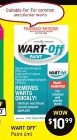 Chemist King Wart Off Paint offer