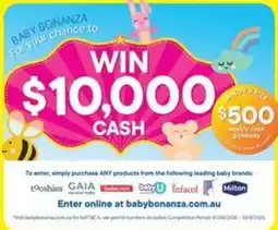 Chemist King Baby Bonanza offer