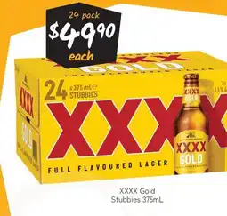 Cellarbrations XXXX Gold Stubbies offer