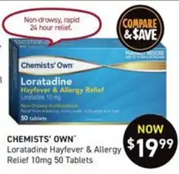 Chemist King Chemists' Own Loratadine Hayfever & Allergy Relief offer