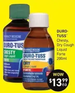 Chemist King Duro-Tuss Dry Cough Liquid Forte offer