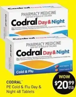Chemist King Codral PE Cold & Flu Day & Night offer