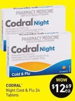 Chemist King Codral Night Cold & Flu offer