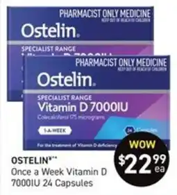 Chemist King Ostelin Once a Week Vitamin D 7000IU offer