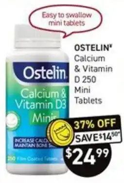 Chemist King Ostelin Calcium & Vitamin D3 Mini Tablets offer