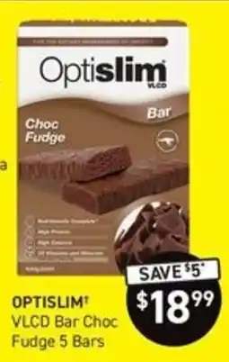 Chemist King Optislim VLCD Bar Choc Fudge offer