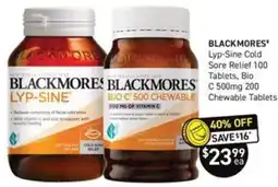 Chemist King Blackmores Lyp-Sine Bio C 500 Chewable offer