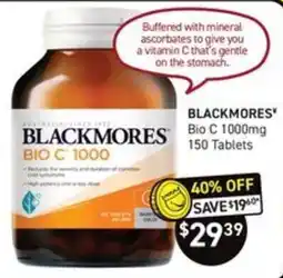 Chemist King Blackmores Bio C 1000 offer