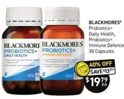 Chemist King Blackmores Probiotics+ Immune Defence offer