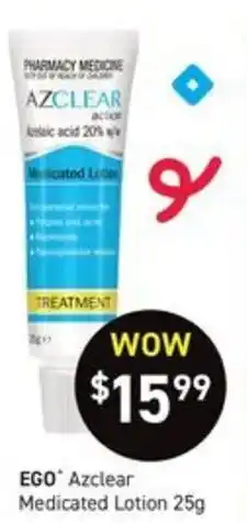 Chemist King EGO Azclear Medicated Lotion offer