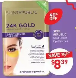 Chemist King Skin Republic Gold Under Eye Patches offer