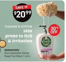 Chemist King Dermaveen Extra Hydration Gentle Soap Free Wash offer