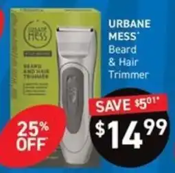 Chemist King URBANE MESS Beard & Hair Trimmer offer