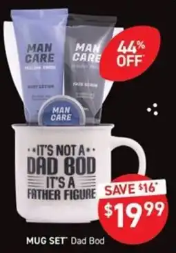 Chemist King Man Care Mug Set Dad Bod offer