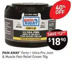 Chemist King Pain Away Forte + Ultra Pro Joint & Muscle Pain Relief Cream offer