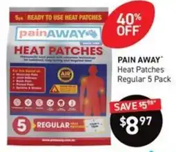 Chemist King Pain Away Heat Patches offer