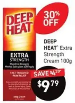 Chemist King Deep Heat Extra Strength Cream offer