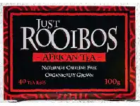 ALDI Just Rooibos African Tea Bags 40pk/100g offer