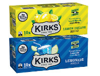 Foodworks Kirks Soft Drink Cans 10 Pack x 375ml offer