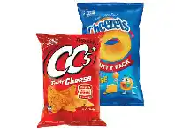 Foodworks Cheezels, Chickadees or CC’s Corn Chips 175/190g offer