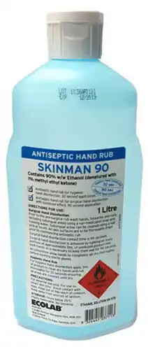 Henry Schein Ecolab SKINMAN 90 Antiseptic Surgical Hand Rub Bottle offer