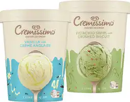 IGA Streets Cremissimo Ice Cream Selected Varieties offer