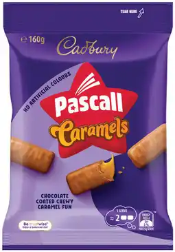 IGA Pascall Share Bag 160-280g or Cadbury Bitesize 120‑150g Selected Varieties offer