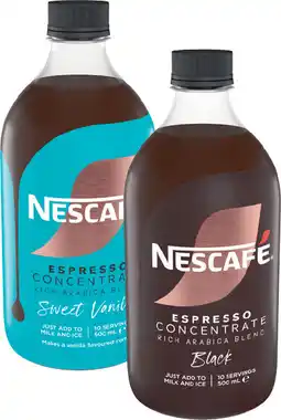 IGA Nescafé Espresso Concentrate Selected Varieties offer
