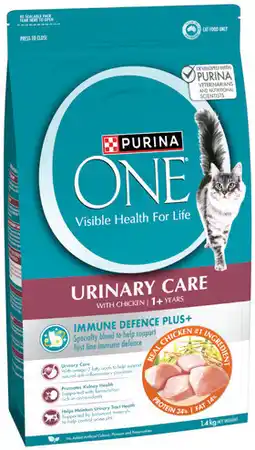 IGA Purina One Dry Cat Food 1.4‑1.5kg Selected Varieties offer