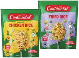 IGA Continental Flavoured Rice Family‑190g Selected Varieties offer
