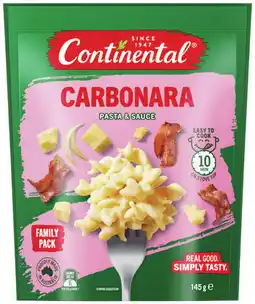 IGA Continental Pasta & Sauce Family Pack Selected Varieties offer