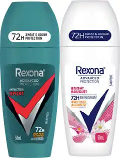 IGA Rexona Advanced Protection 72hr Antiperspirant Roll‑On Selected Varieties offer