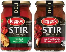 IGA Leggo’s Stir Through Pasta Sauce Selected Varieties offer