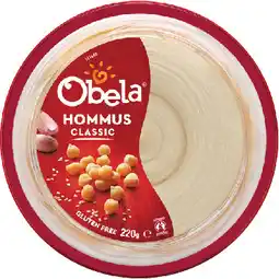 IGA Obela Hommus Dip Selected Varieties offer