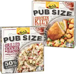 IGA McCain Pub Size Frozen Meal 480‑500g Selected Varieties offer