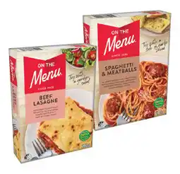 IGA On The Menu Frozen Meal Selected Varieties offer