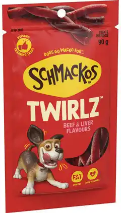 IGA Schmackos Twirlz Dog Treats Selected Varieties offer