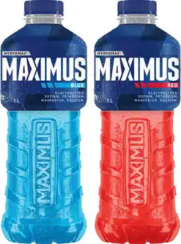 IGA Maximus Sports Drink Selected Varieties offer