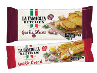Foodworks La Famiglia Garlic Bread 400g or Slices 9 Pack offer