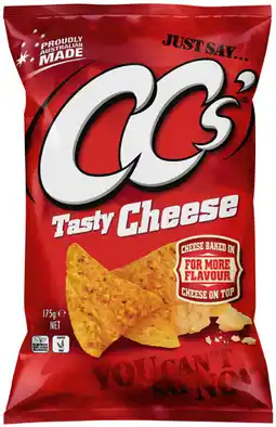 IGA CC’s Corn Chips or Thins Chips 175g Selected Varieties offer