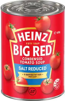 IGA Heinz Big Red Condensed Tomato Soup Selected Varieties offer