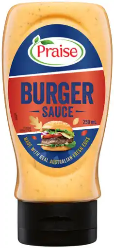 IGA Praise Burger Sauce or Aioli 250mL Selected Varieties offer