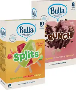 IGA Bulla Ice Cream or Frozen Yoghurt Sticks 8-14 Pack or Chupa Chups Minis 10 Pack Selected Varieties offer