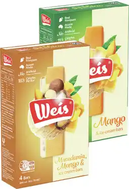 IGA Weis Bar 4 Pack or Mini 6 Pack Selected Varieties offer